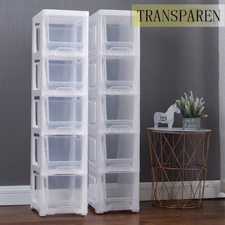 Transparent cabinet bedroom drawer cracked storage box Wardrobes Locker Cupboards Cabinets (1)