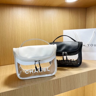 Chanel Cosmetic Handbag Transparent Wash Bag Ladies Summer Large Capacity Portable Storage Bag