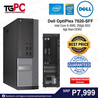 Desktop Computers卐●Dell OptiPlex 7020-SFF Intel Core i5-4590 8GB RAM, 256gb SSD, DVDRW