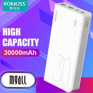 MGall ORIGINAL Romoss Sense 8 30000mAh Fast Charge with QC 3.0 Type-C Micro USB Powerbank Power