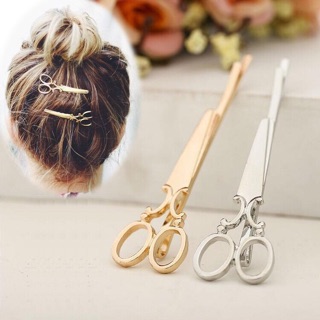 1 pcs Retro Creative Scissors Hair Clip Hair Accessories (3)