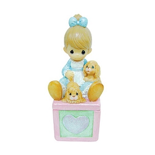 Poly Figurine Jewelry Box for Baby Girl/Boy Tooth