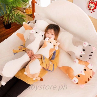▽【COD】Long Cat Plush Toy Soft Plushie / Long Cat Plush Toy Soft Stuffed Sleeping Pillow / Cute Plush