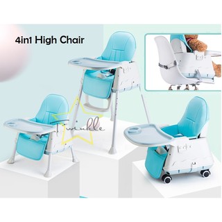 Twinkle 4 in 1 Folding baby High Chair Dining Chair