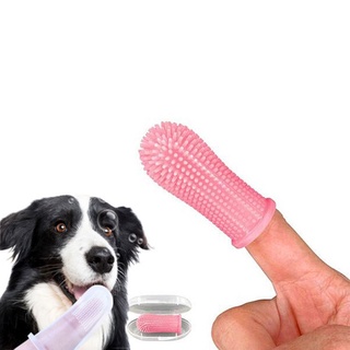 1Pc Soft Silicone Pet Tooth Brush Finger Toothbrush Bad Breath Care Pet Dog Cat Cleaning Supplies Dog Accessories Pet Supplies