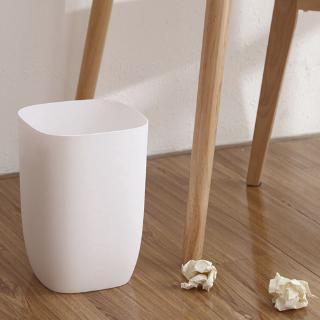 Scandinavian style trash can solid color, bathroom trash can, bedroom powder room, kitchen, home office-durable (6)