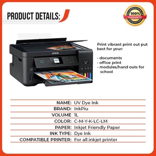 Computer accessories┋℗✤Inkpiu Dye Ink UV Ink 1L 6 Colors Universal Dye Ink