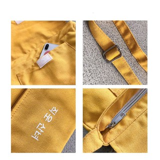No.58 korean bag canvas bag Katsa Sling bag Shoulder Crossbody Tote bag (6)
