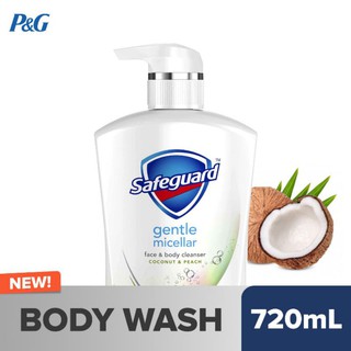 Safeguard Gentle Micellar Bodywash Coconut and Peach - 720ml