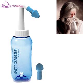 BL☆300ml Nasal Wash Neti Pot Sachets Sinus Nose Cleaner Bottle Saline Nose Care