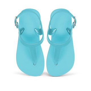 beach sandal☍▥Caribbean Kids - Girls Flip-flops: Cate (Light Blue)