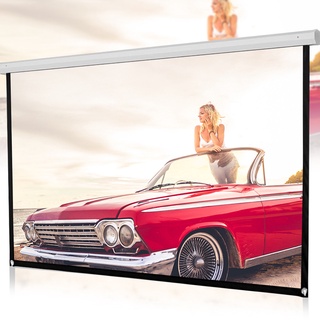 ❀120inch HD Projector Screen 16:9 Home Cinema Theater Projection Portable Screen