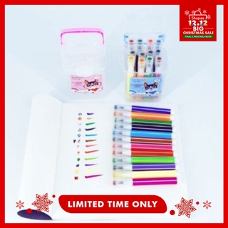 HOKKA 1687-12 Color Brush Pen 12PCS