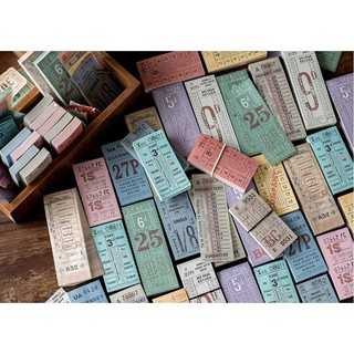 Vintage Bus/Train Tickets Paper Pads Mo Card