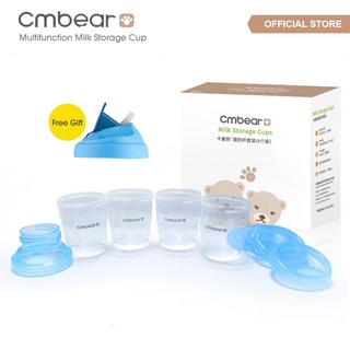 ✌✈4's Cmbear Multi-functional Feeding and Breast milk Storage Cups food storage bottle BPA Free