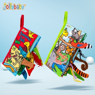 jollybaby cloth book children early education animal tail stereo tear baby toy book baby toy