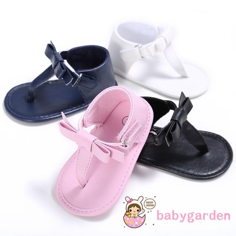 PPP-Baby Summer Flip-flops Bowknot Sandals Infant Girls