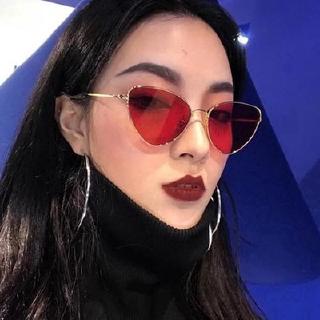 COD Korean Harajuku Style Women Vintage Cat Eye Metal Frame Sunglasses Glasses
