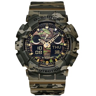 Casio G-Shock GA100 Watch Men Sport Watches Army Green GA-100CM-5A (1)