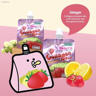 drink✱Jele Beautie Collagen + Vitamin C 700mg (Strawberry)