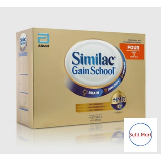similac sterilized milk brand milk Abbott Similac Gain School Four 1.8kg Powder Milk Drink (DEC 2022