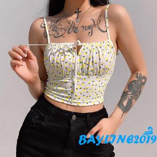 ❀ℳay-Women´s Fashion Floral Camisole Summer Sexy Boat Lace Backless