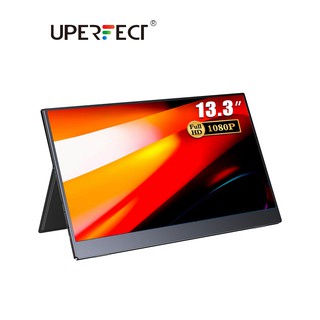 computer monitorUPERFECT 13.3 Inch FHD 1080P Portable Monitor 450cm/d Brightness USB Second Screen F