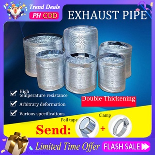 Ventilation Duct 4/6/7/8 inches 3M Double-layer Air Ventilation Hose Flexible Duct
