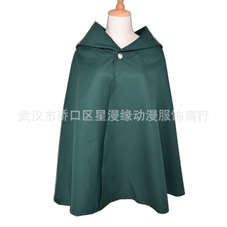 ☃┇Ferocious giant survey corps Allen clothes three dai li changfeng cloak cosplay costume