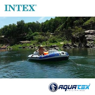 Intex 68324 Excursion 4 Inflatable Boat Set (6)
