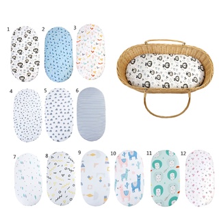 Lantu Newborn Mattress Crib Sheet Baby Diaper Changing Pad Bedding Cartoon Printed Cradle Cover for