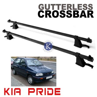 Gutterless Crossbar for Kia Pride Sedan LX
