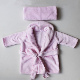 Baby Photography Props Newborn Infant Bathrobe Towels (4)
