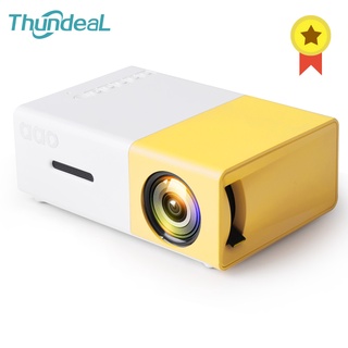 Thundeal YG300 Mini Projector Audio YG-300 HD USB Mini Projector Support 1080P Home Media Player