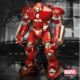 Avengers Iron Man Hulk With Led Light Figure Mainan Transformer Super Hero Ultraman Figurine Figura Avangers Diecast Marvel Toys Action Figures Figure Doll