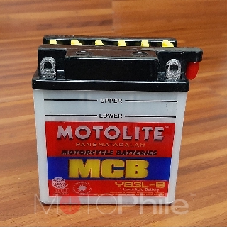 Motolite YB3L-B (BATTERY SOLUTION NOT INCLUDED) (CONVENTIONAL) Motorcycle Battery