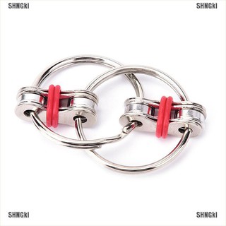 SHNGki Hot Flippy Chain Ring EDC Fidget Toy Hand Spinner Anxiety Stress Relieve (5)