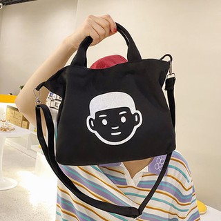 ⊙エSummer bag women bag 2021 New Style Fashion shoulder handbag simple crossbody bag Joker ins canvas