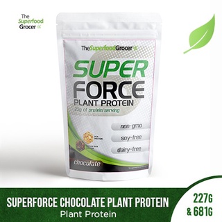 The Superfood Grocer Super Force Plant Vegan Protein Chocolatefitness In stock