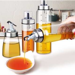180ML-500ML Oil Bottle Sauce Bottle Glass Storage Bottles for Oil and Vinegar Creative Oil Dispenser
