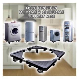 K&L 4 wheel pulley movable base rack, Furniture Moving Equipment Adjustable Bracket Stand (1)