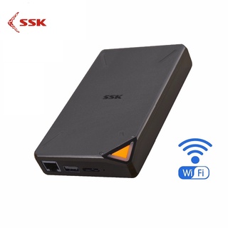 SSK Portable Wireless External Hard Drive Smart Hard Disk 1TB Cloud Storage WiFi Remote Access HDD