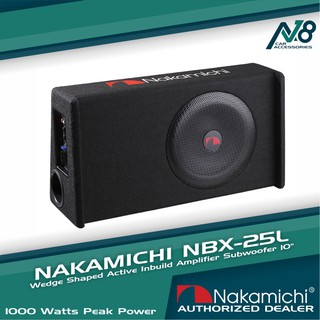 NAKAMICHI NBX25L Wedge Shaped Active Subwoofer 10"