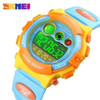 SKMEI 1451 Children Watch Boys Waterproof LED Digital Sports Watch Kids Alarm Watch for Girl Gift