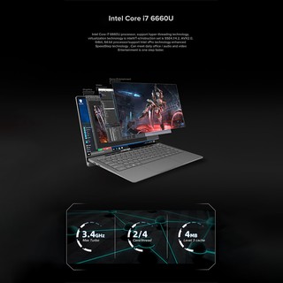 Hasee Thin Book 14 Inch 72% IPS i7 6660U 512G SSD 8G DDR4 72% IPS Business Laptop (5)