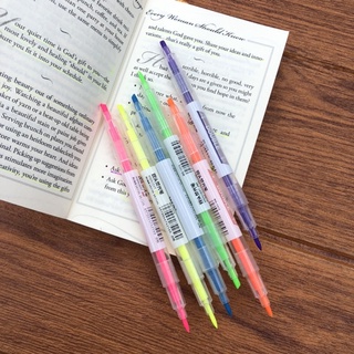 Bible highlighter set of six colors dual tip twinpen