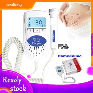 【sale】 【Free Gel】CE FDA Approved Pocket Ultrasound Prenatal Fetal Doppler with display Baby Care f