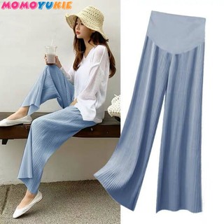 wide leg Maternity Pants For Pregnant Women Trousers Casual Loose High Quality Jeans Pregnancy
