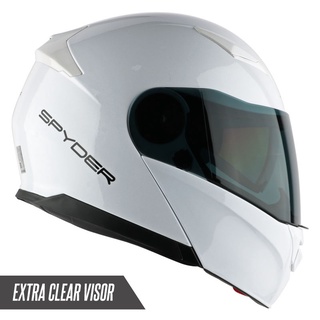 Spyder Modular Helmet with Dual Visor Arrow PD Series 0 (FREE Clear Visor)