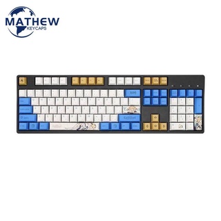 Genshin Impact Theme Barbara Keycaps PBT Five-sided Sublimation Two-dimensional Cherry Prifile Keycaps Mechanical Keyboard Pbt Keycaps 87
